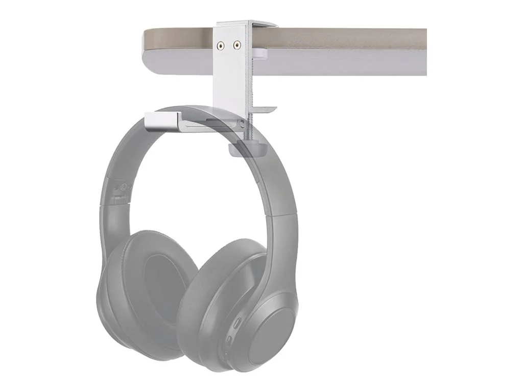 NEOMOUNTS Headphone Holder Clamp mounted