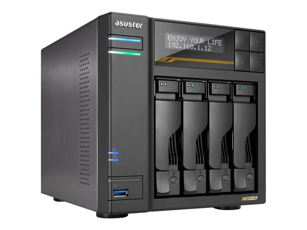 ASUSTOR AS6804T 4 Bay NAS AMD V3C14