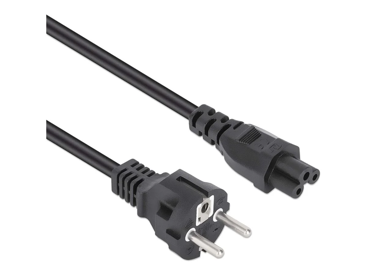 MH Stromkabel C5 auf Schutzkontakt 1m