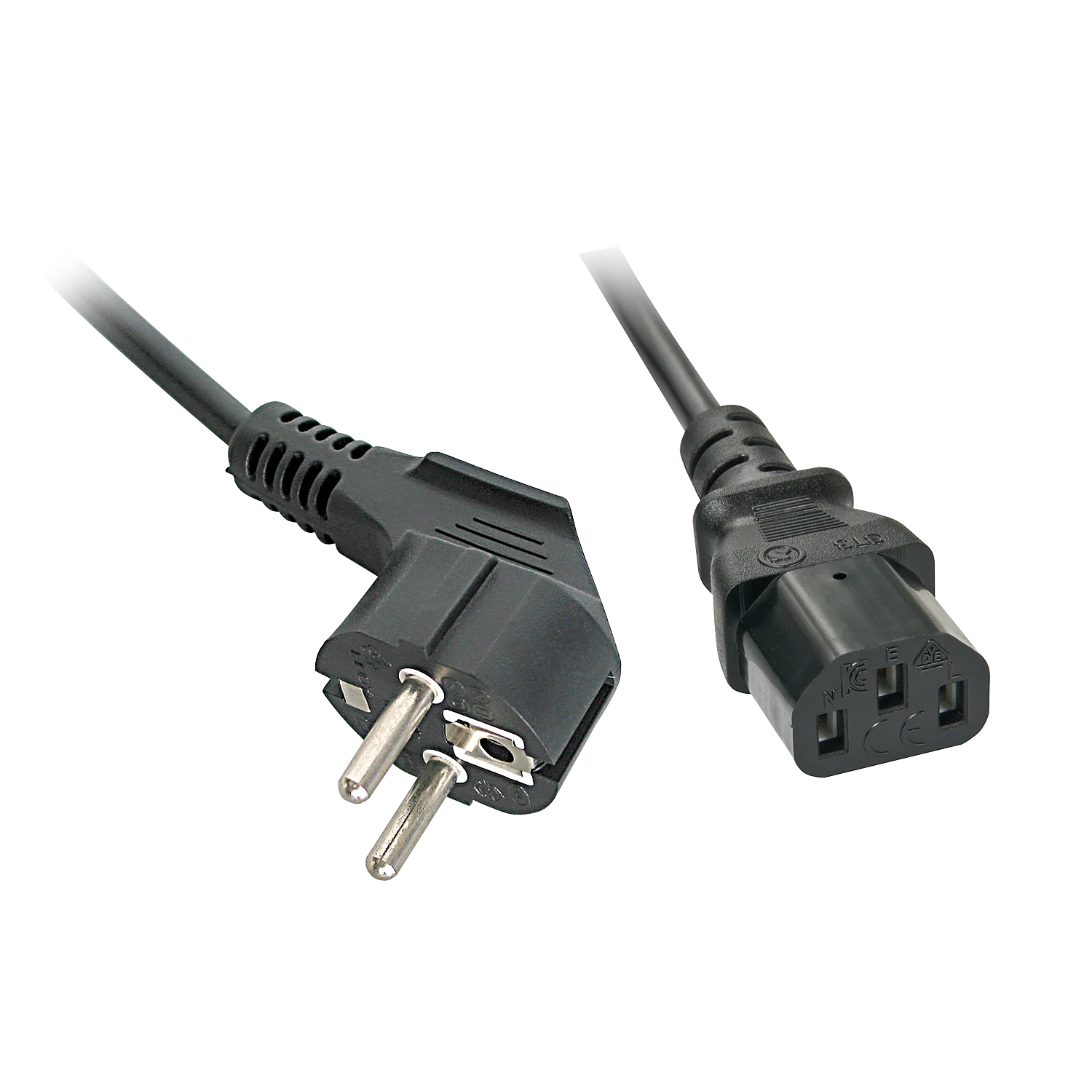 2m Netzkabel Schuko an C13