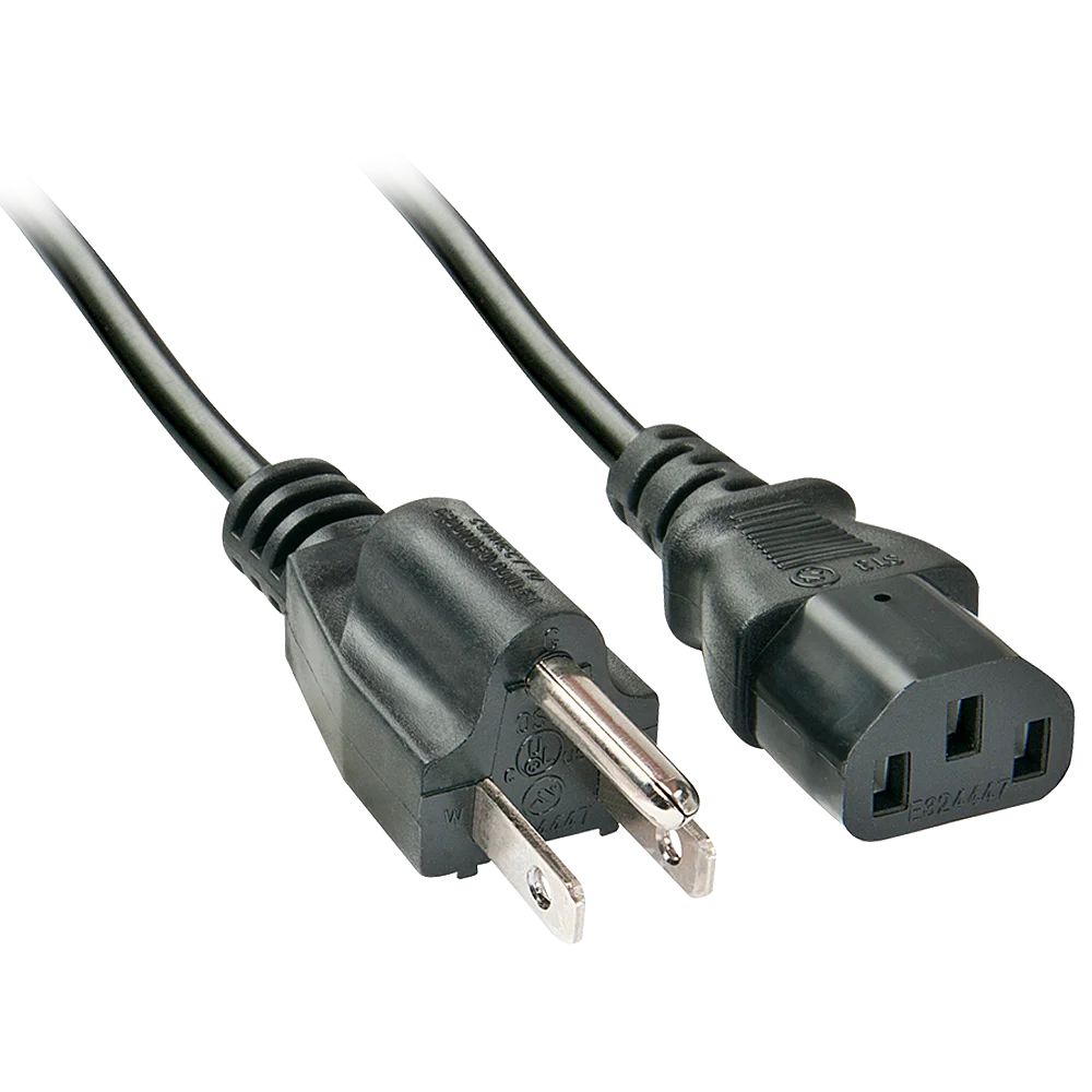 2m Netzkabel US 3 Pin an C13