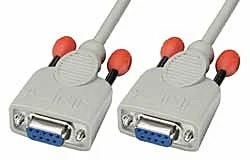 Nullmodem-Kabel 9 pol. Kupplung/Kupplung 3m