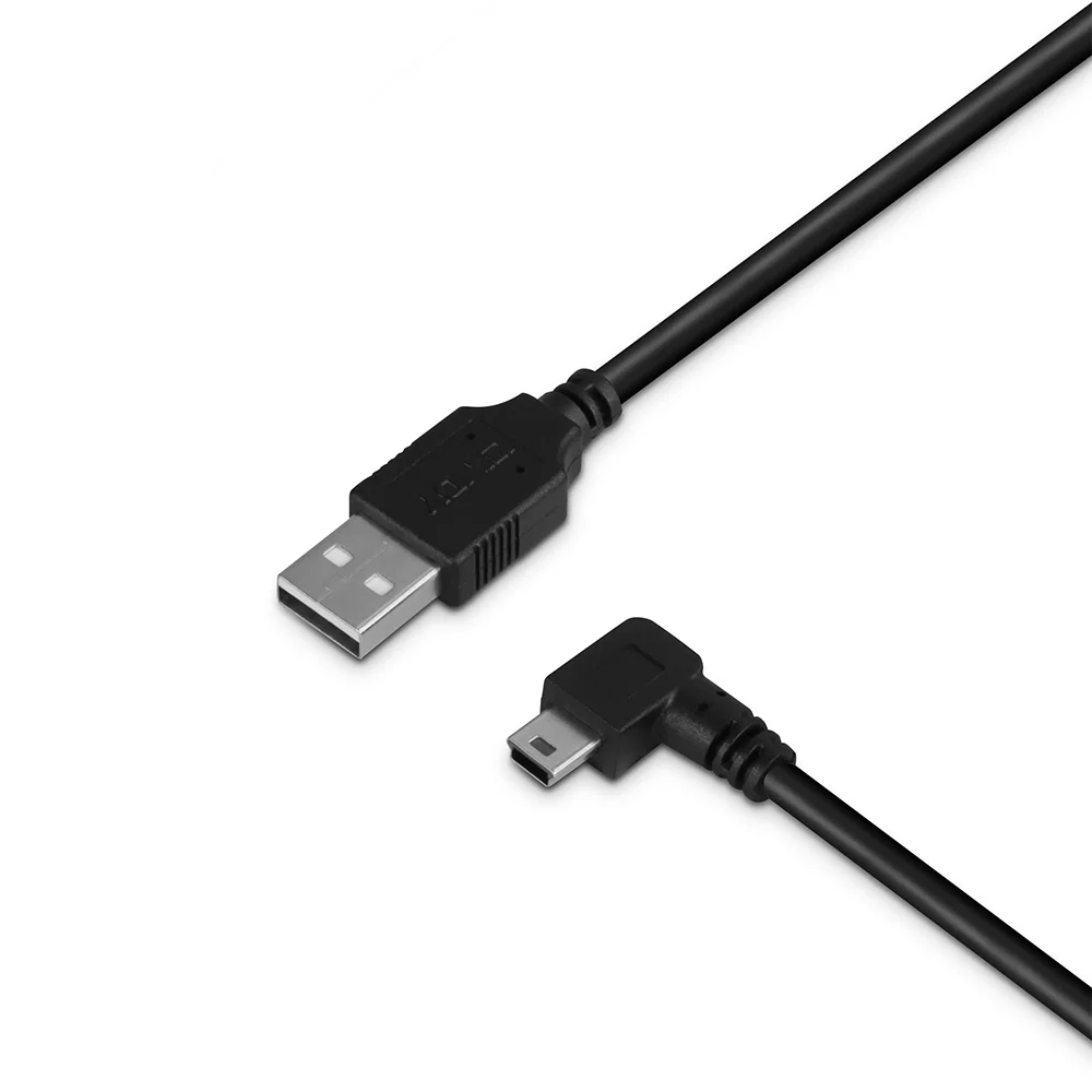 0.5m USB 2.0 Kabel Typ A an Mini-B 90° gewinkelt