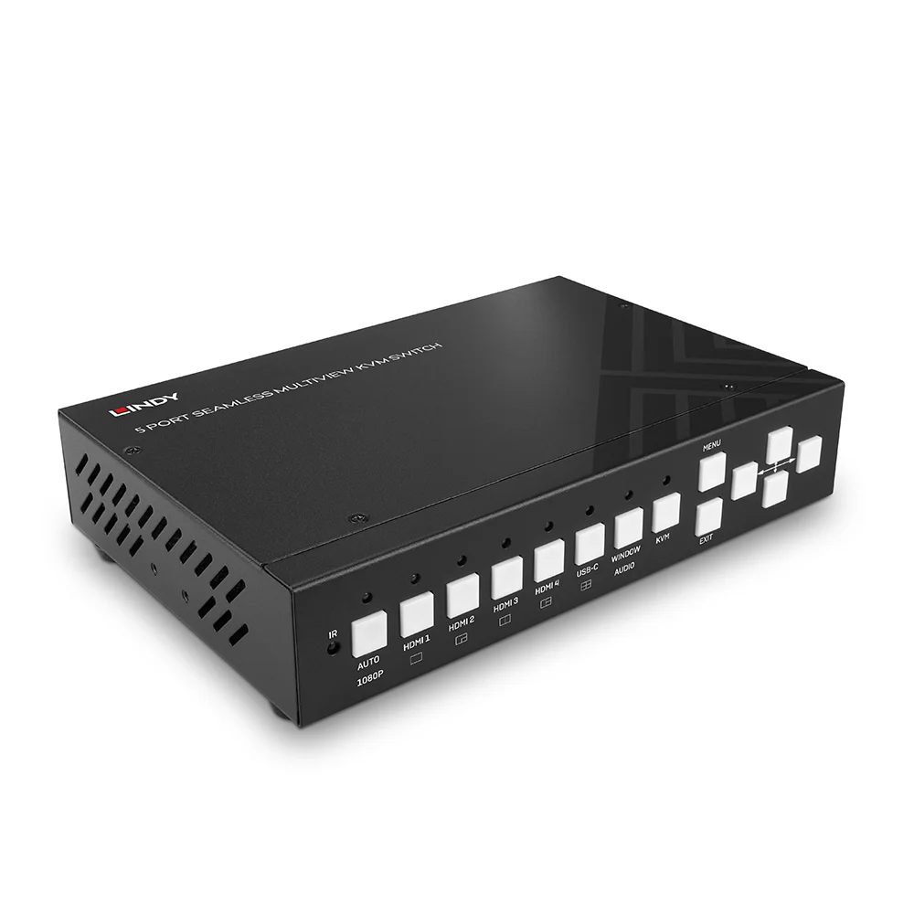 5 Port KVM Switch Seamless Multiview