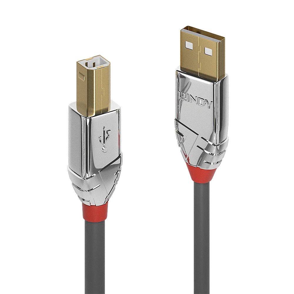 7.5m USB 2.0 Typ A an B Kabel, Cromo Line