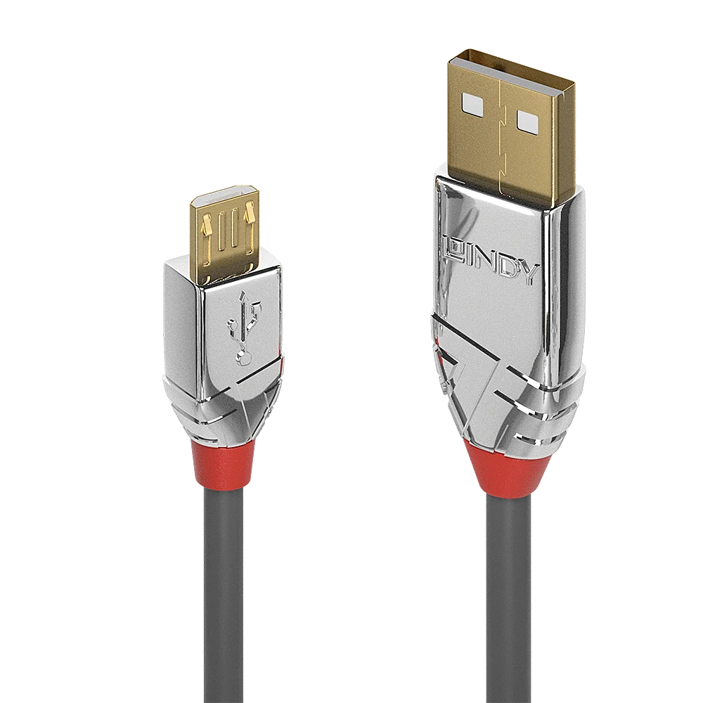 2m USB 2.0 Typ A an Micro-B Kabel, Cromo Line
