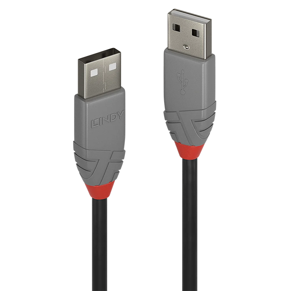 5m USB 2.0 Typ A Kabel, Anthra Line