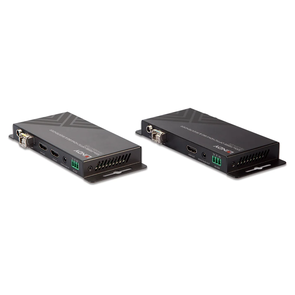 300m/1000m Fibre Optic HDMI 4K60, IR, RS232 & Audio Extender