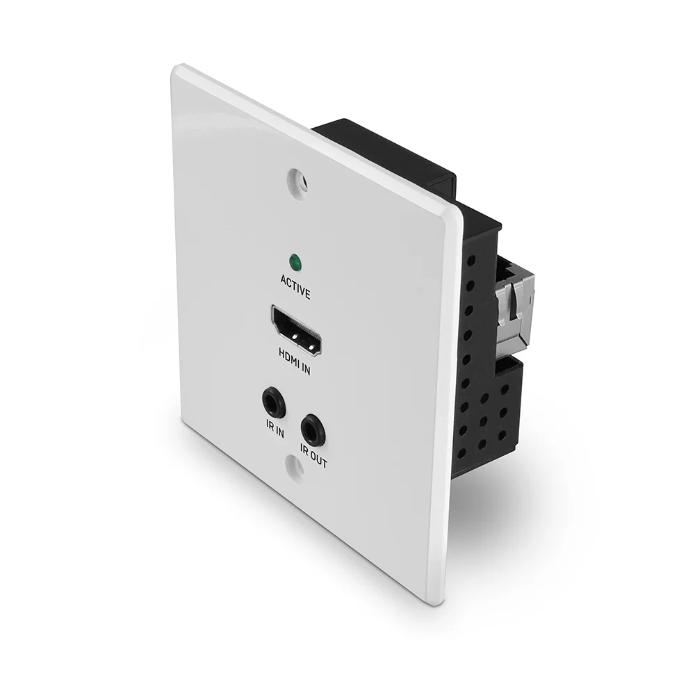70m Cat.6 HDMI 4K60, IR & RS-232 HDBaseT EU Wall Plate Extender, Transmitter