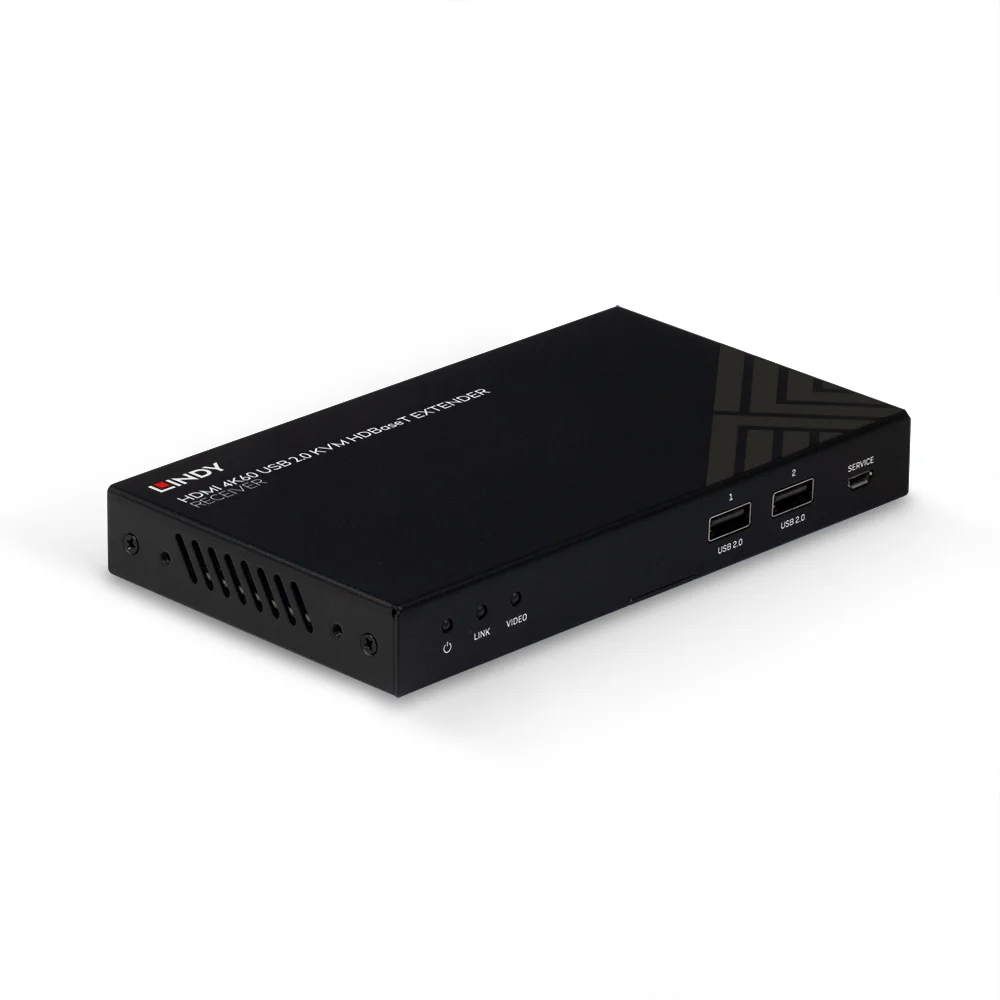 150m Cat.6 HDMI 4K60, IR, RS232 & Audio HDBaseT KVM Extender, Receiver
