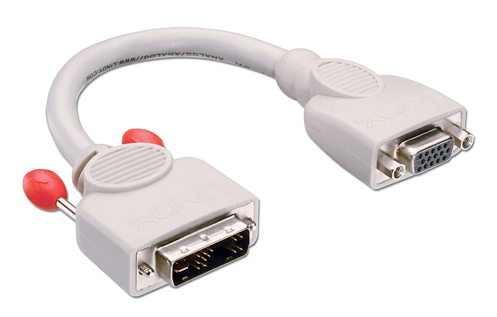 DVI-I-Adapter DVI-A Stecker an VGA Kupplung