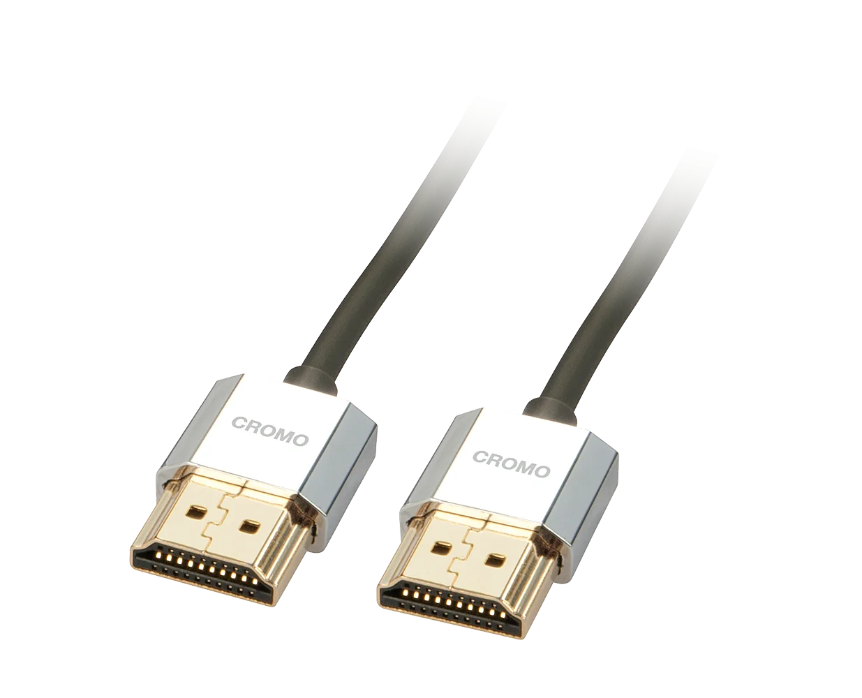 CROMO® Slim High-Speed-HDMI-Kabel mit Ethernet, Typ A/A, 1m