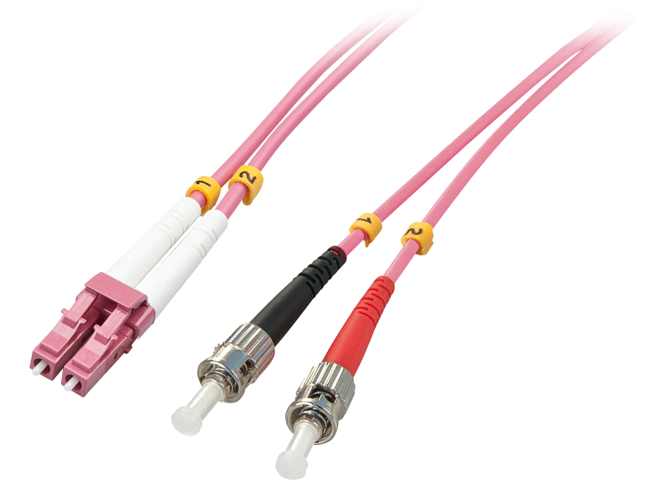 LWL-Duplexkabel LC/ST OM4 2m