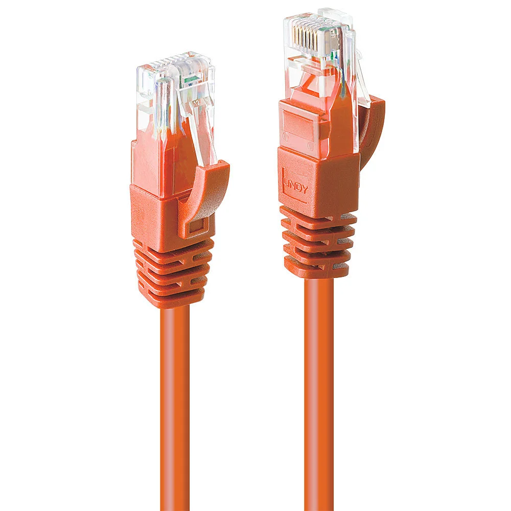 2m Cat.6 U/UTP  Netzwerkkabel, orange
