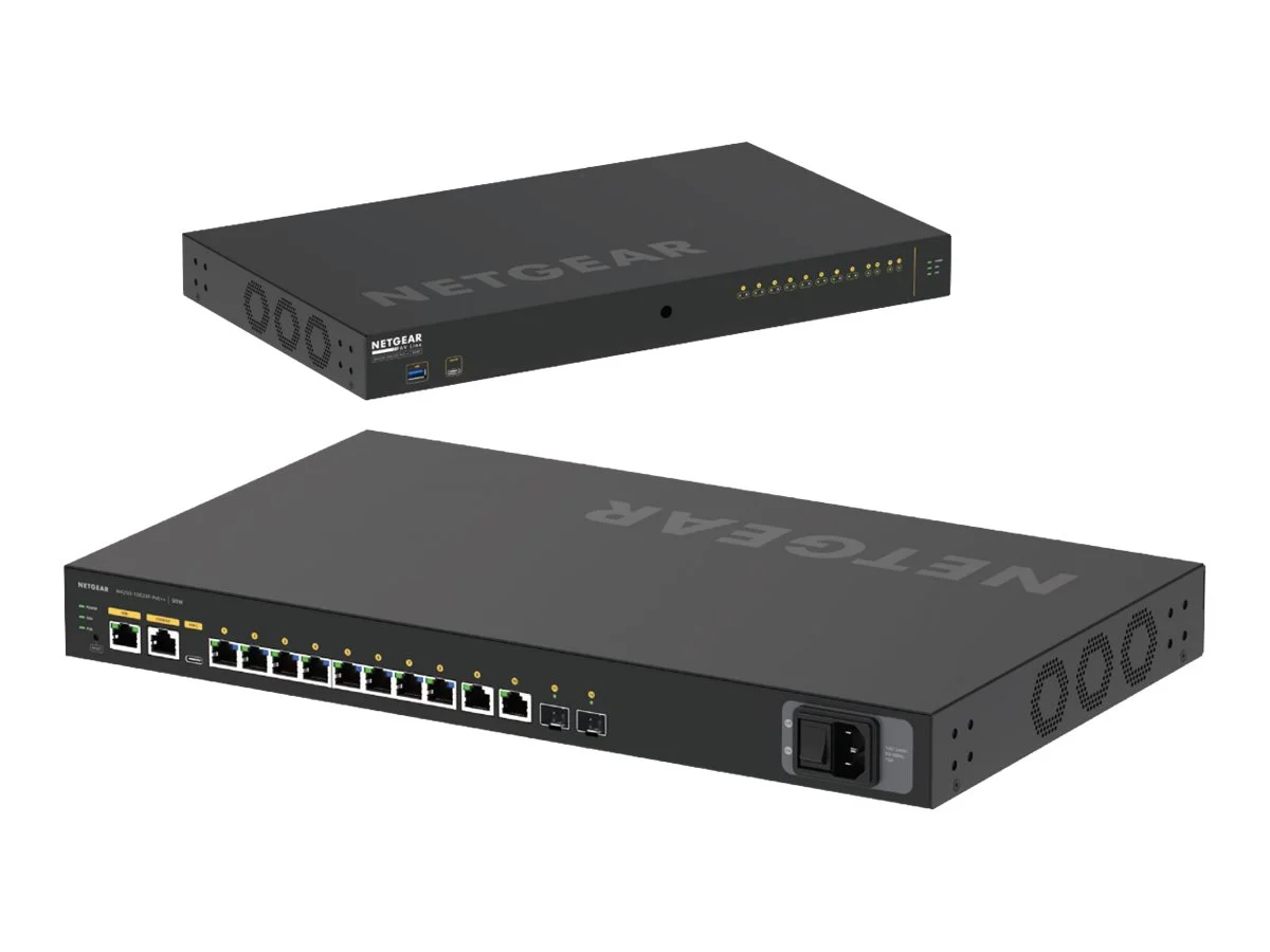 M4250 Managed Switch 8x 1G Utra90 PoE++ 802.3bt 720 W, 2x 1G und 2x SFP+ M4250-10G2XF-PoE++