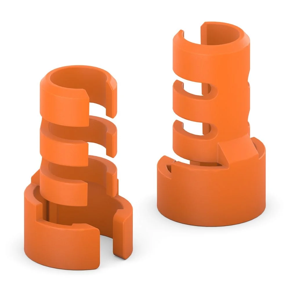 Satz mit 10 Stück – Zugentlastungen für FlexInstall-Serie – orange