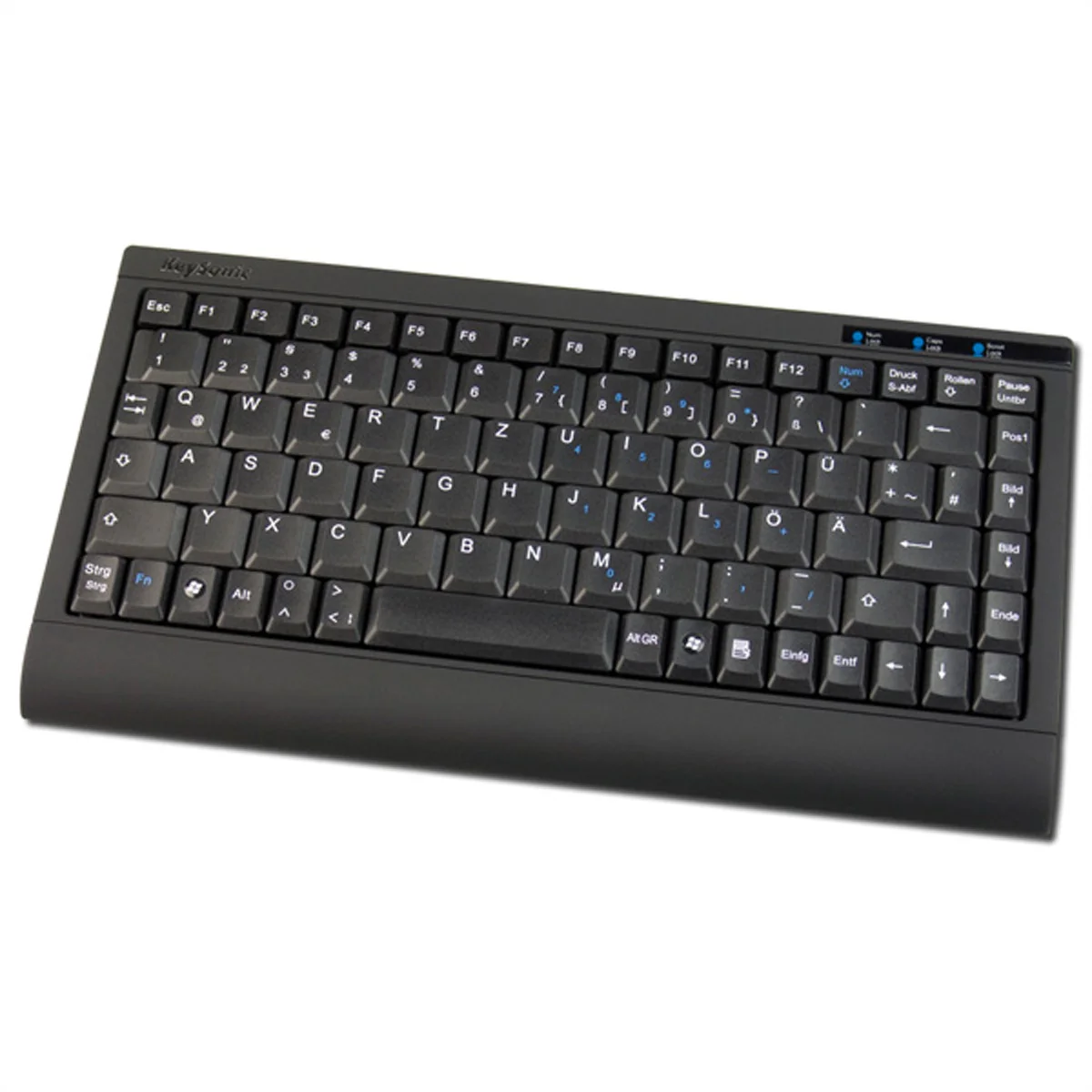 KeySonic ACK-595 C+ Mini-Tastatur USB schwarz