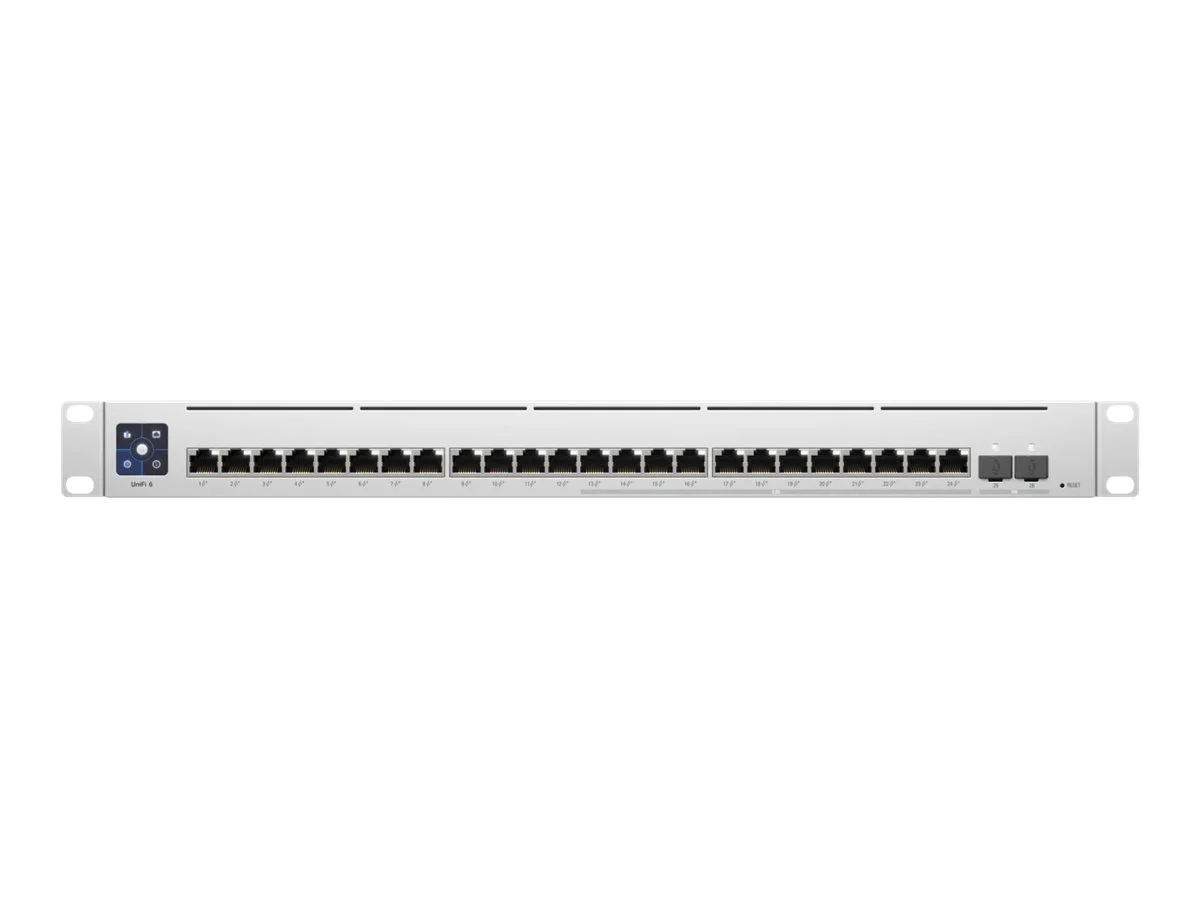 Ubiquiti Switch UniFi 12xRJ45 2,5G/12xRJ45 1G/2xSFP+ 10G Managed PoE+ 19" Rack-Mountable, 1,3" Touchscreen, 400W PoE