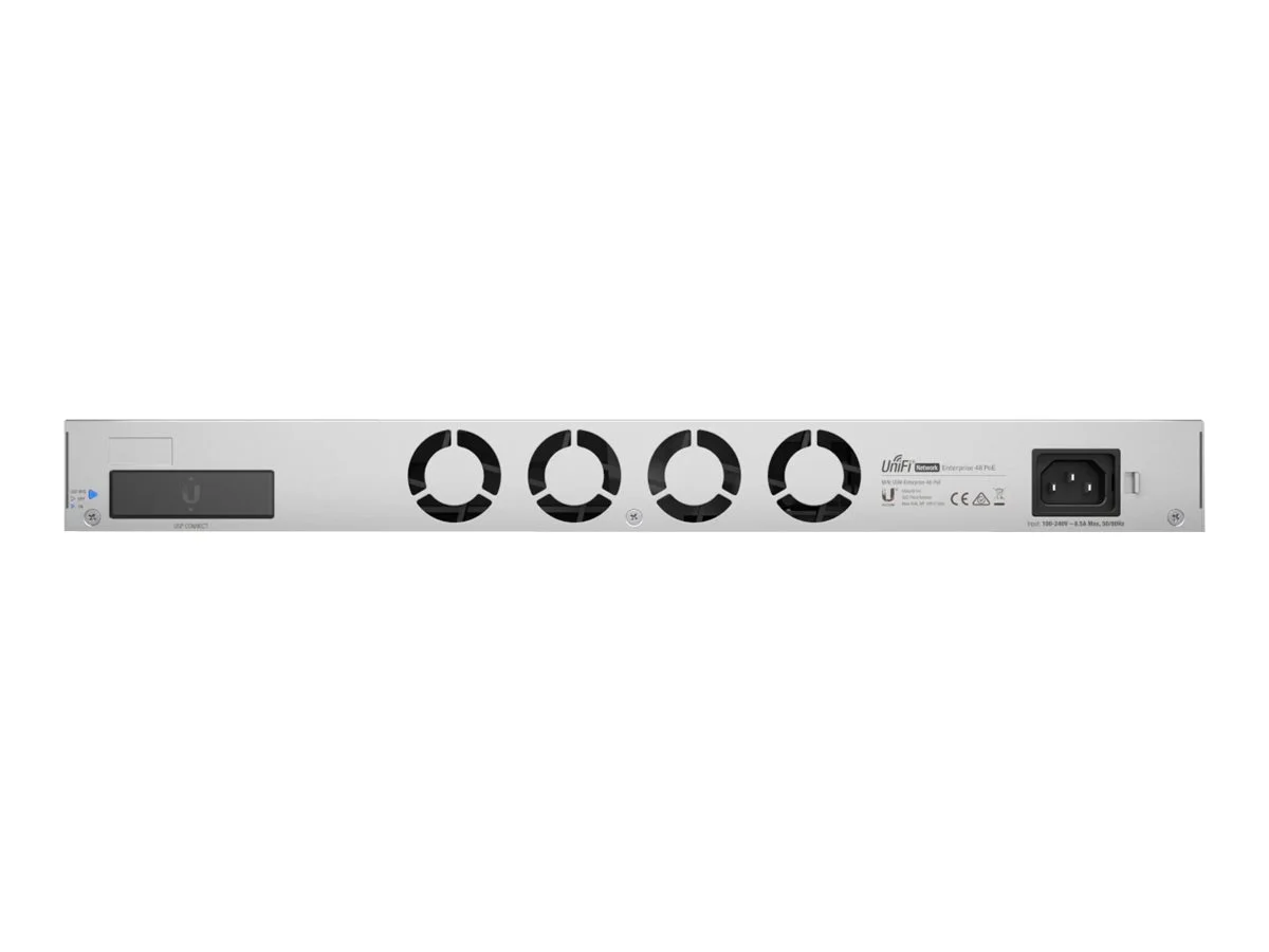 Ubiquiti Switch UniFi 48xRJ45 2,5G/4xSFP+ 10G Managed PoE+ 19" Rack-Mountable, 1,3" Touchscreen, 720W PoE+