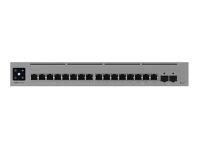 Ubiquiti Switch UniFi 12xRJ45 GBit/4xRJ45 2.5G/2xSFP+ Managed Max optional 19" Rack-Mountable, 1,3" Touchscreen