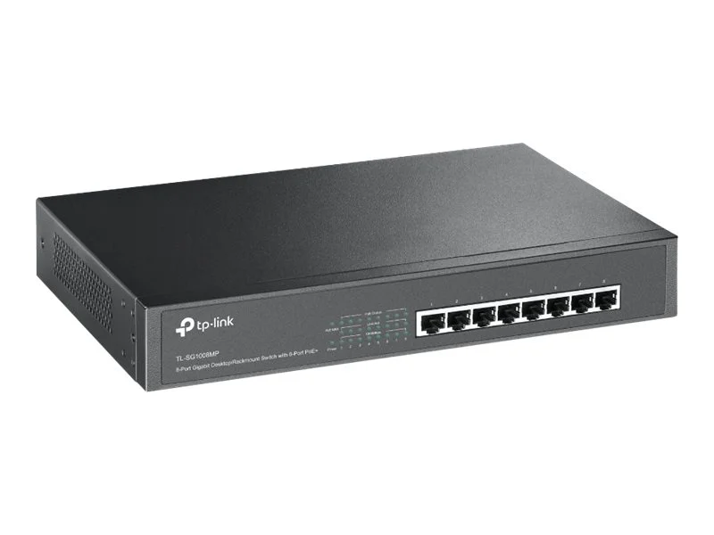 TP-LINK Switch TL-SG1008MP 8xGBit Unmanaged (8x PoE / 126W)