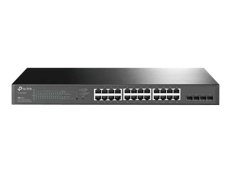 TP-LINK Switch SG2428P 24xGBit/4xSFP Managed PoE+ (250W)
