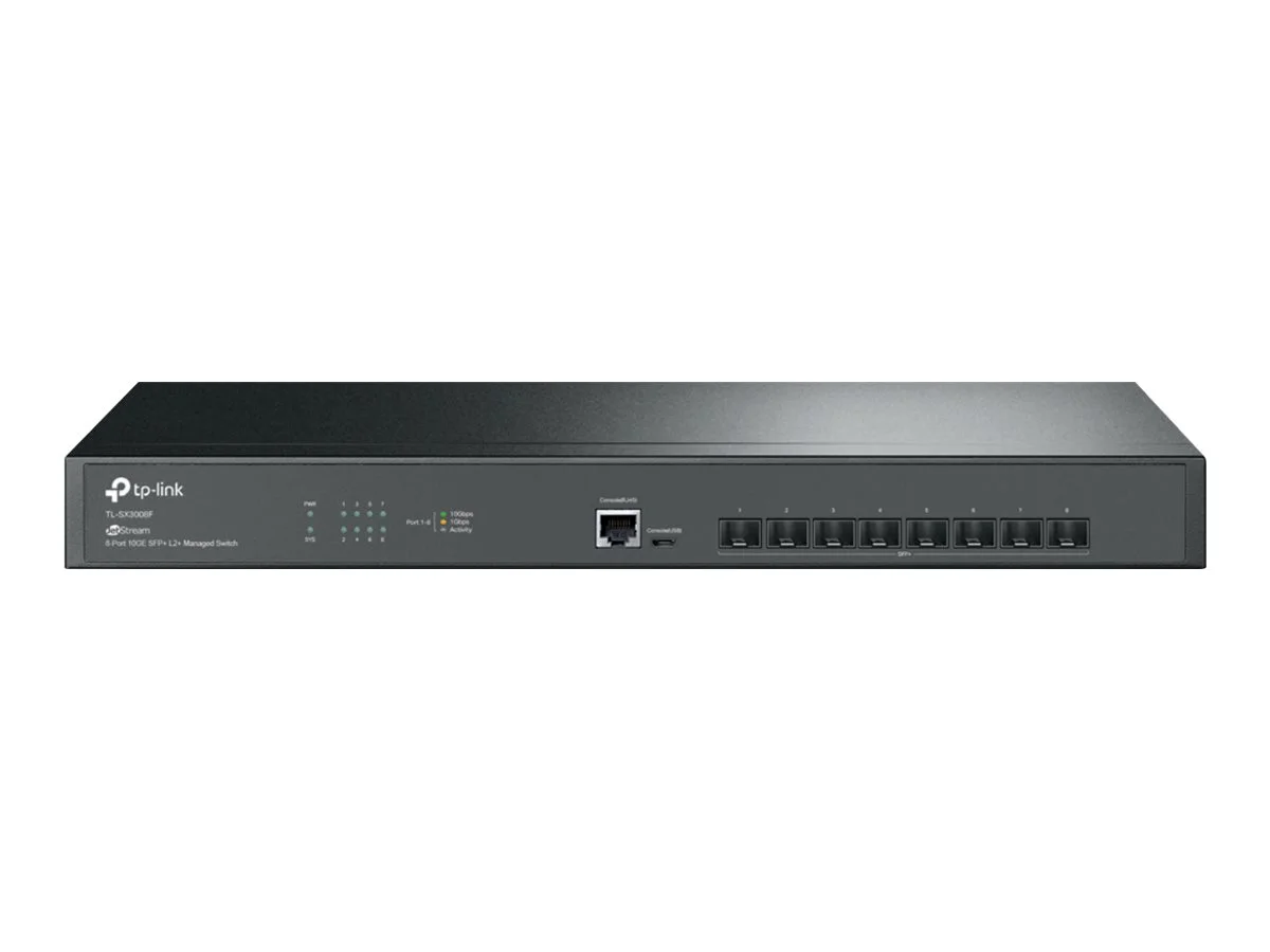 TP-LINK Switch SX3008F 8xSFP+ Managed