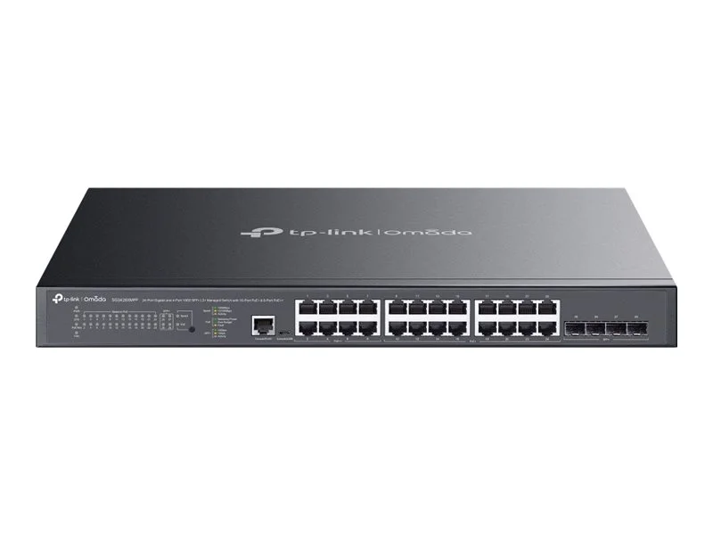 TP-LINK Switch SG3428XMPP 24xGBit/4xSFP+ 8x PoE++ (500W) Managed