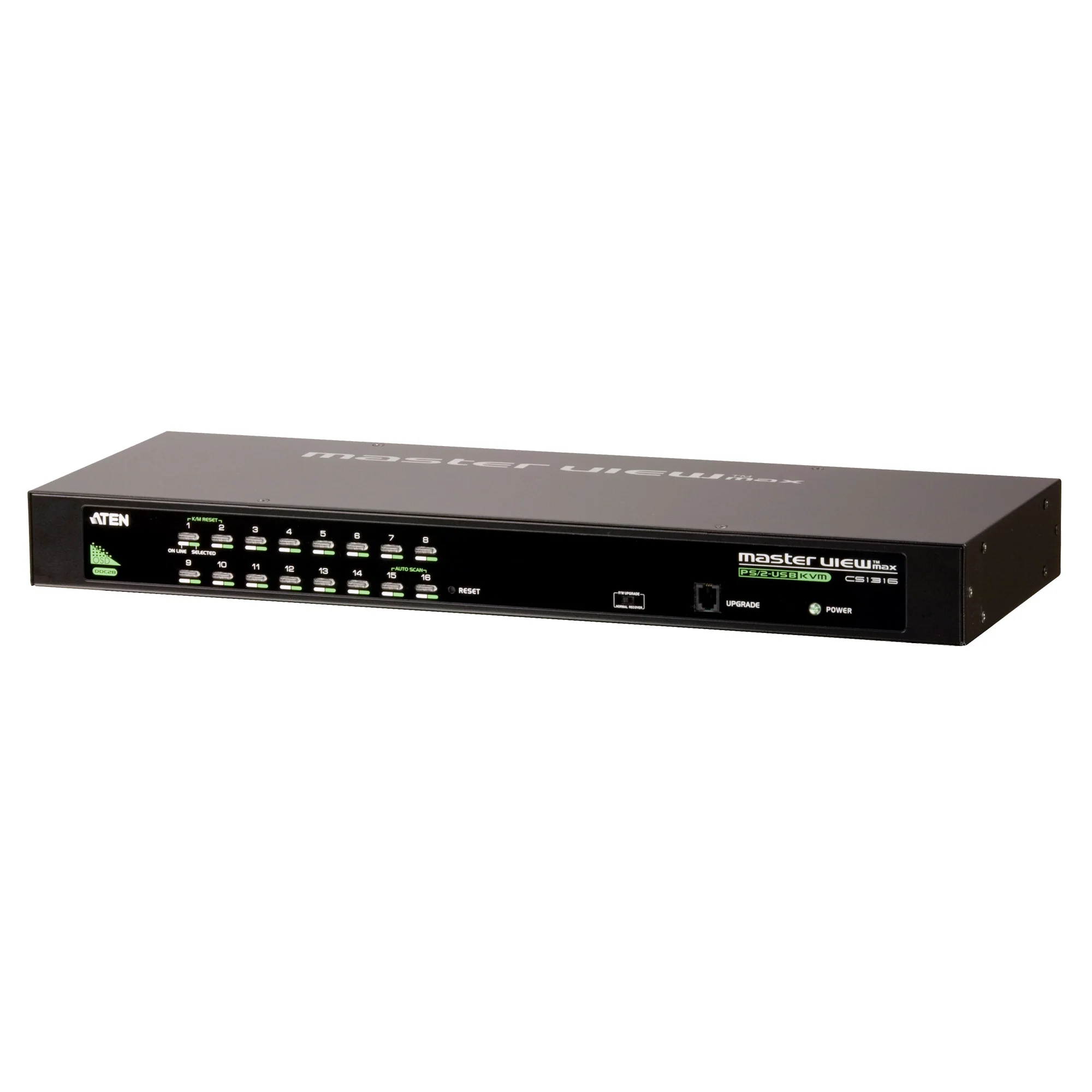 ATEN CS1316 KVM-Switch 16-fach, PS/2, USB, 19"-Rackmontage, 1HE