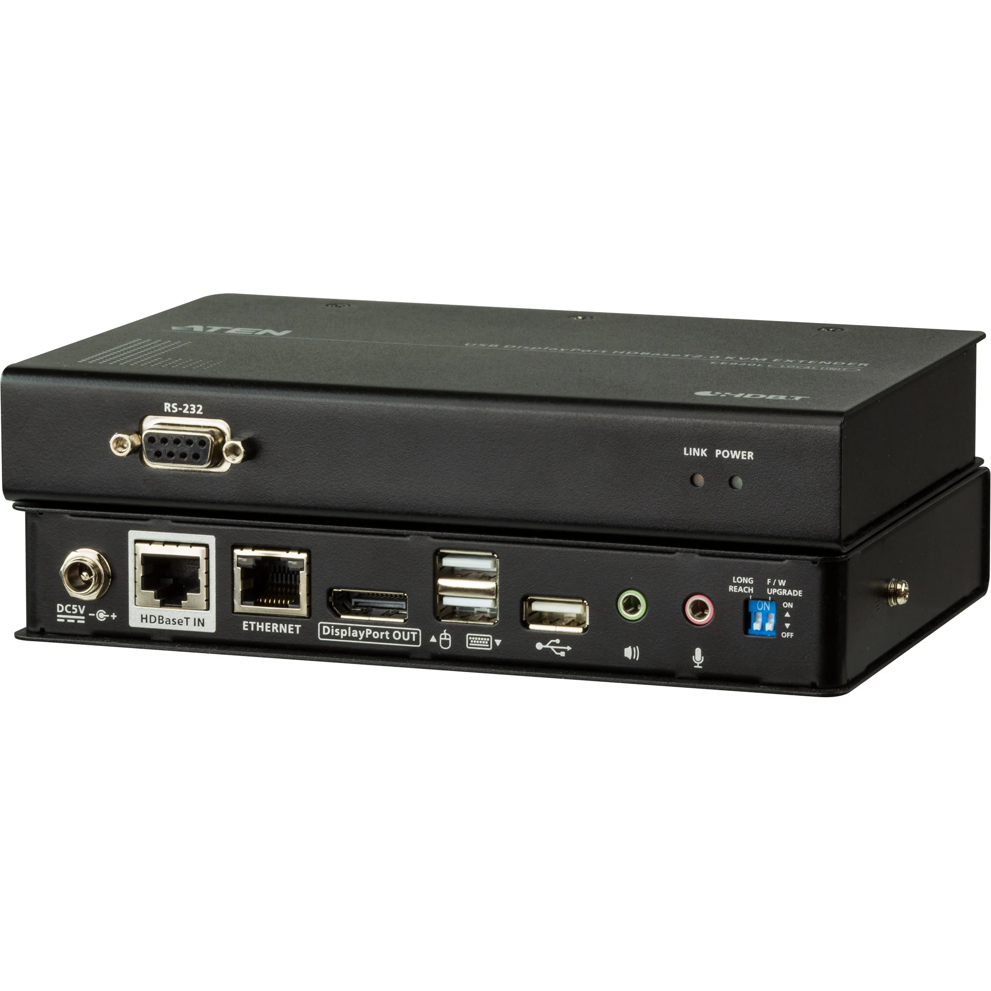 ATEN CE920-AT-G KVM Konsolen-Extender, USB DisplayPort HDBaseT 2.0 (4K bei 100m)