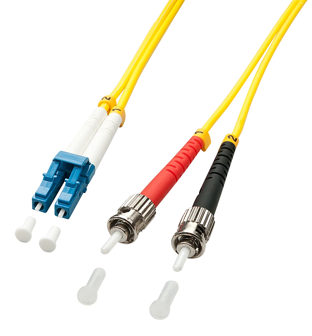 LWL-Duplexkabel LC/ST OS2 3m