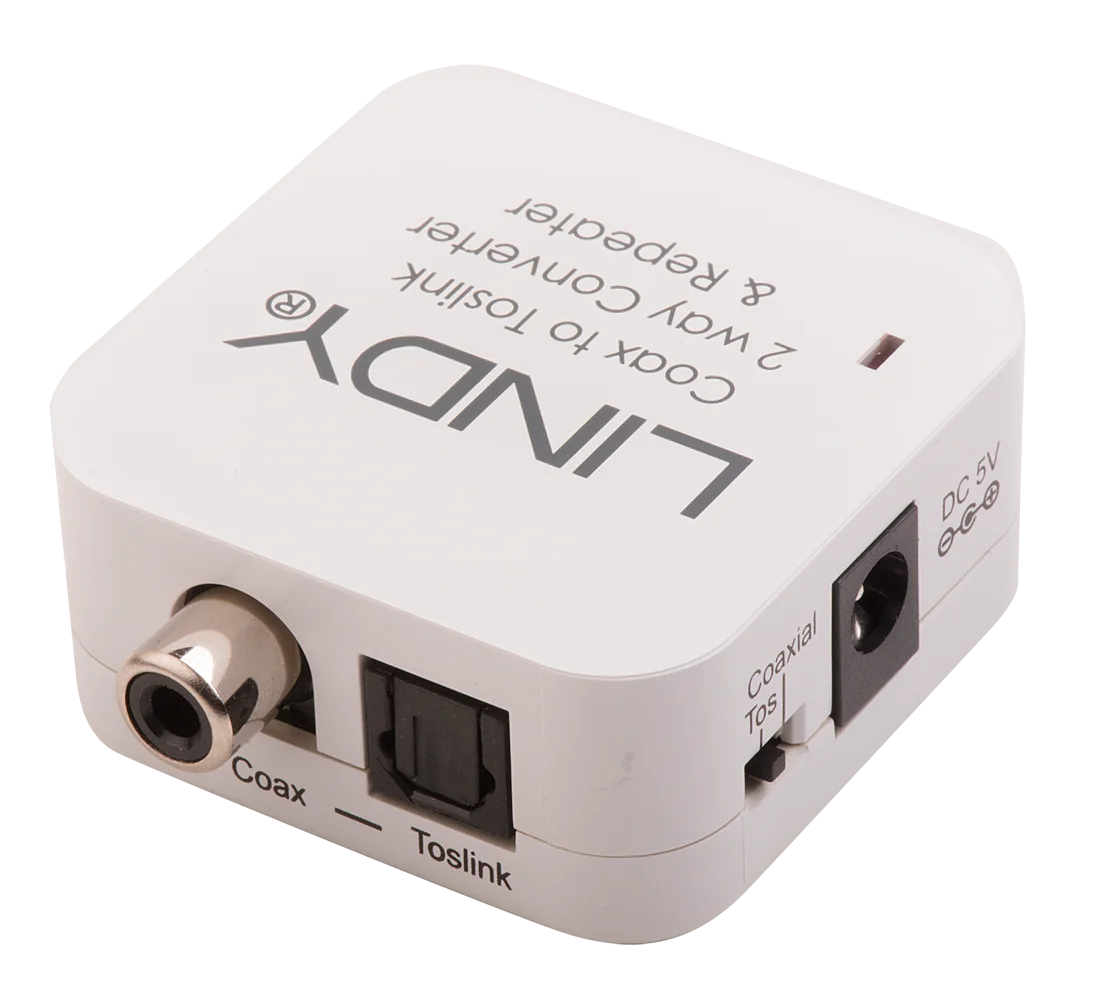 TosLink (optisch) und koaxialer bidirektionaler Konverter