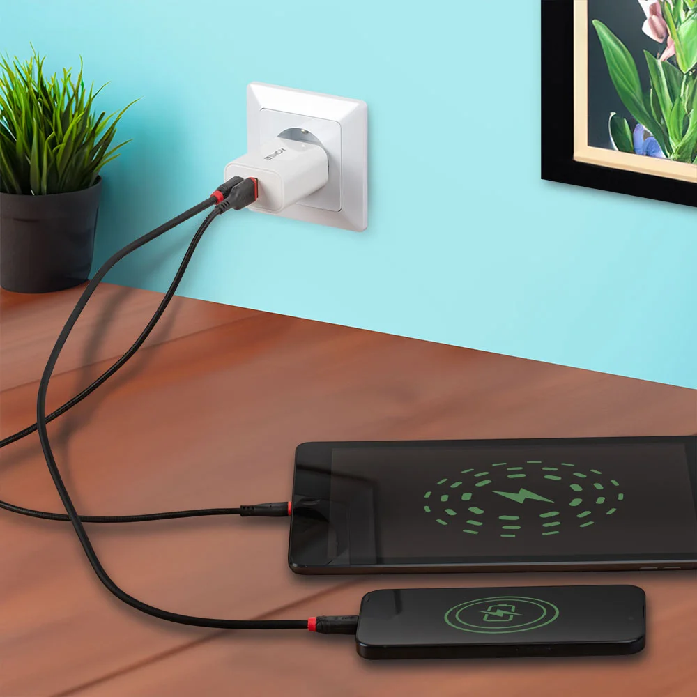 30W USB Typ A & C Charger