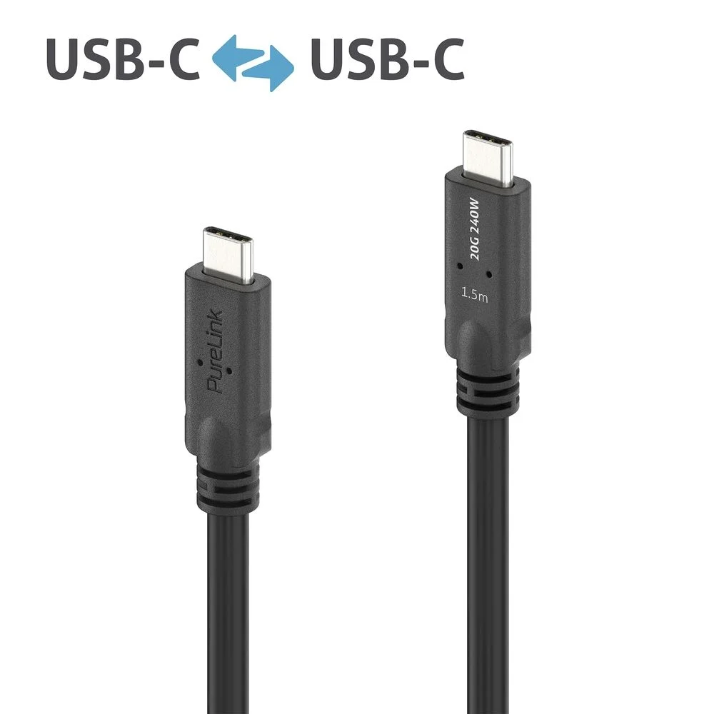 Premium USB4 Gen2 Micro Coax USB-C Kabel, 1.50m