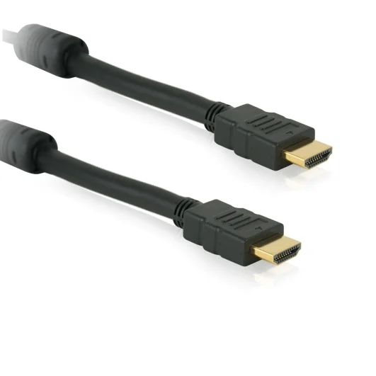 HDSupply Standard Speed HDMI Kabel HQ mit Ethernet, mit Ferrite 15,0m, schwarz
