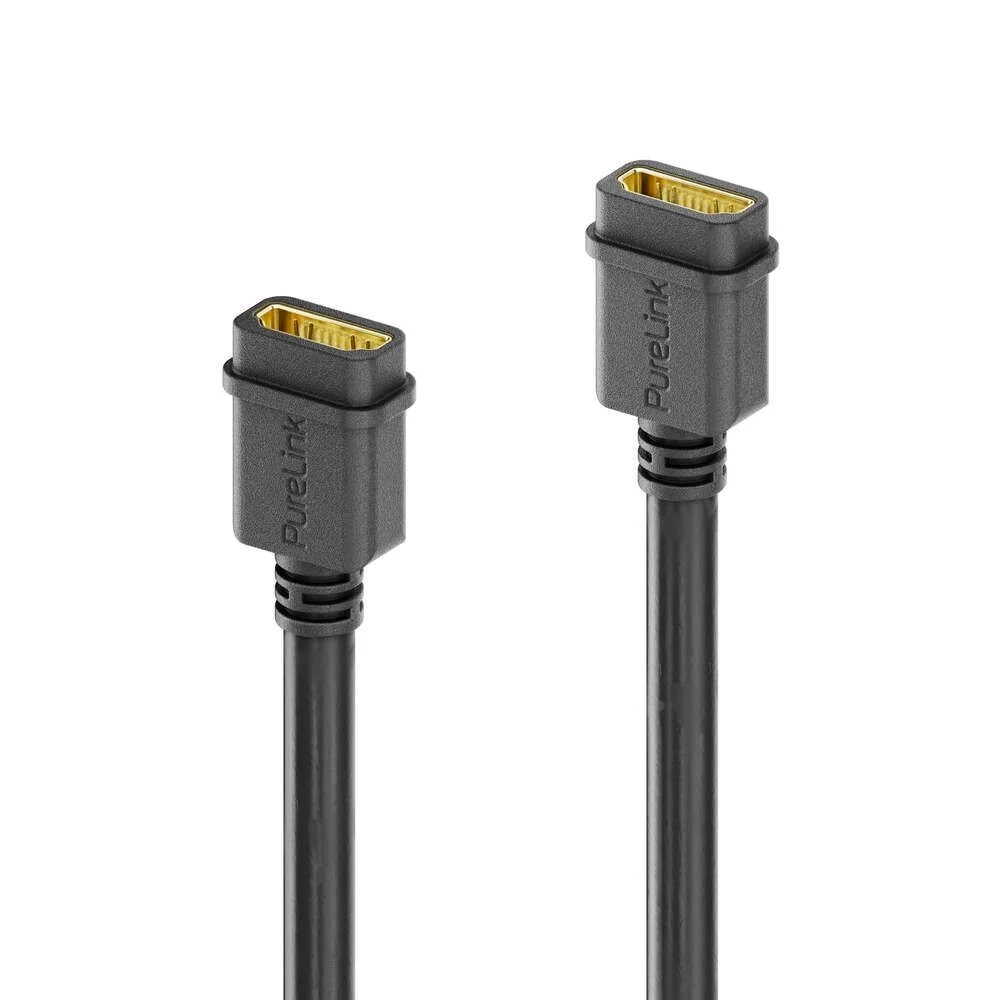 mediahub2 | ICS-kompatibles HDMI-F/F-Pigtail-Kabel – 0.30m, schwarz