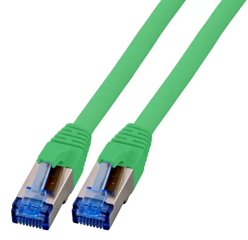 RJ45 PATCHKABEL S/FTP CAT.6A. CAT.7 RAW-CABLE TPE FLEX 0.25M