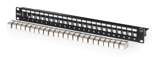 24-PORT 1U MOD PATCH PANEL EQUIPPED WITH 24X DN-93615