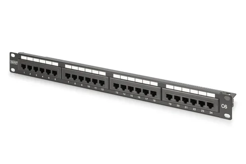 CAT 6 CLASS E PATCH PANEL UNSH 24-PORT RJ45 8P8C LSA RACK MOUNT