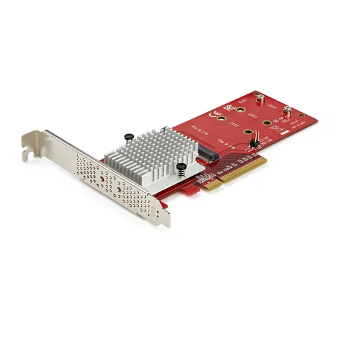 X8 DUAL M.2 PCIE SSD ADAPTER .