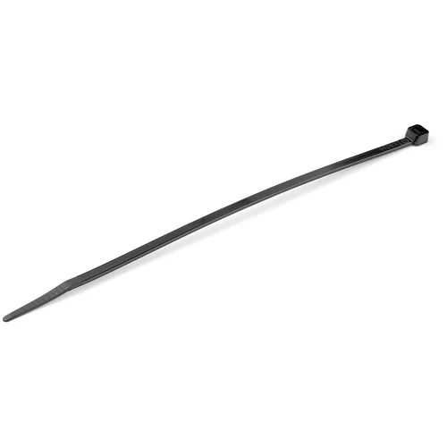 100 PACK 8 CABLE TIES -BLACK NYLON ZIP TIE WRAPS UL TAA