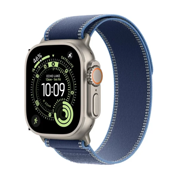 Apple Watch Ultra 3 (2025) natural titanium 49mm 5G bright blue Trail Loop S/M