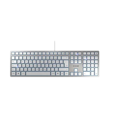 CHERRY Keyboard KC 6000 Slim [DE] silver/white