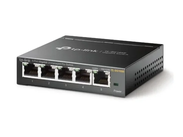 TP-LINK Switch TL-SG105E 5xGBit Managed Metallgehäuse