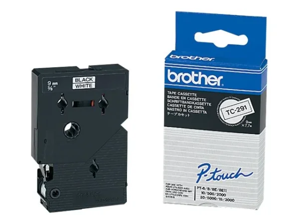 BROTHER TC291 Schriftbandkassette 9mm