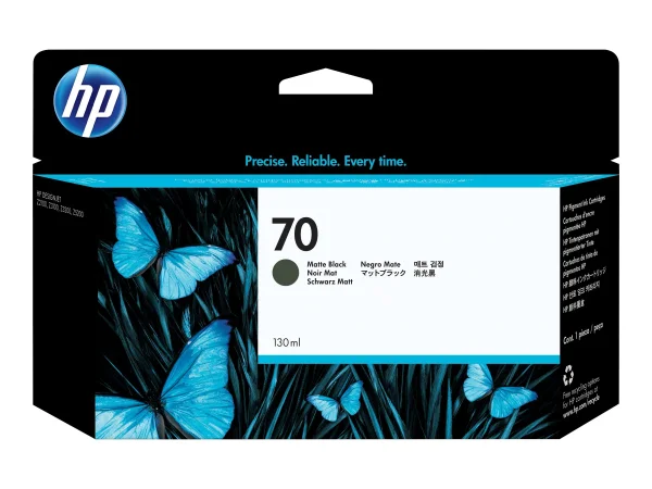 HP 70 Tinte matt schwarz 130 ml Vivera