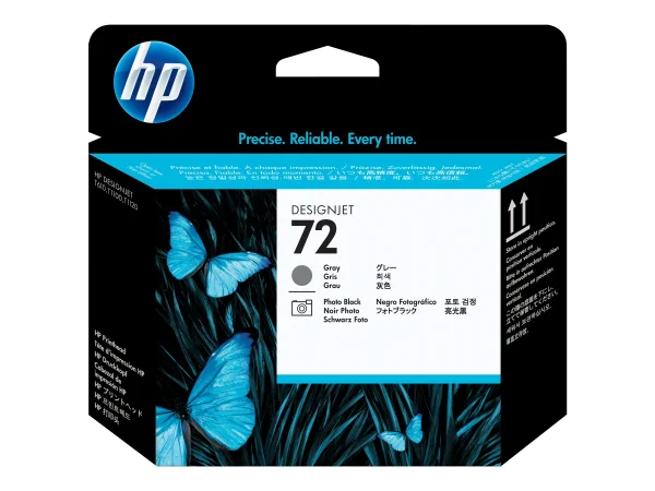 HP 72 Druckkopf grau und schwarz Vivera