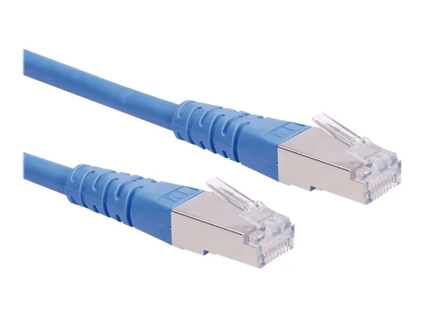 ROLINE Patchkabel Kat.6 PiMF blau 0,5m