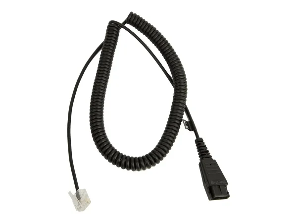 JABRA QD Cord to RJ45 coiled 0.5-2m