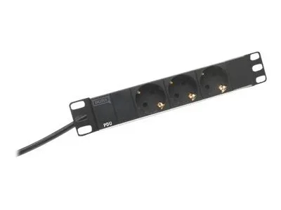 DIGITUS Steckdosenleiste 3-fach 25,4cm